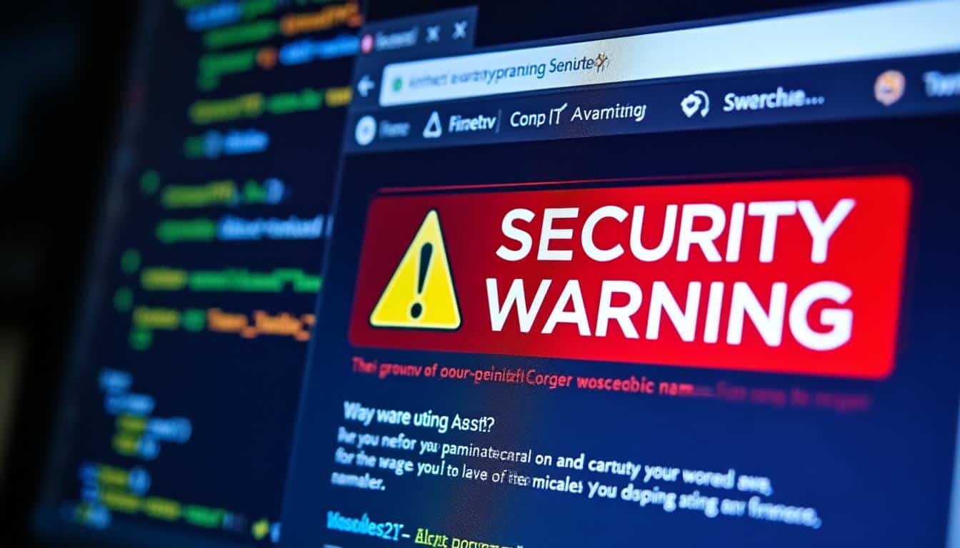 découvrez comment identifier et réagir efficacement aux messages d'alerte suspects sur votre navigateur pour protéger votre sécurité en ligne.