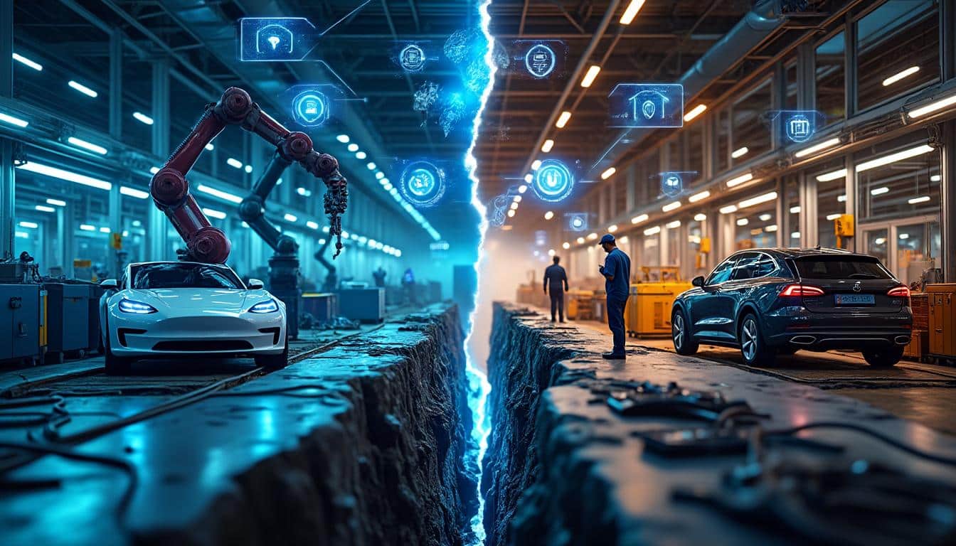 découvrez comment les divergences technologiques amplifient les écarts et bouleversent l'industrie automobile mondiale, impactant innovation et compétitivité.