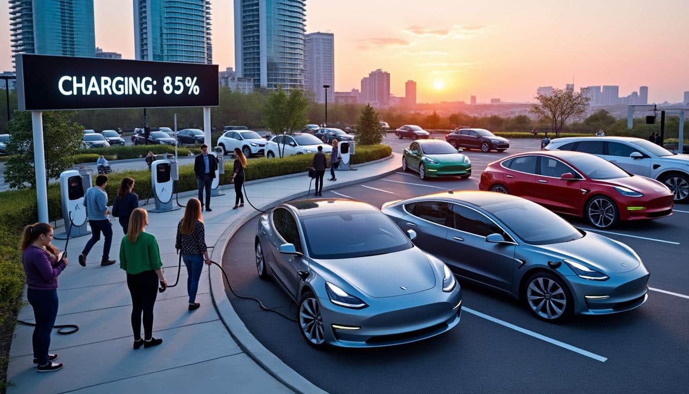 découvrez comment le marché automobile global s'effondre tandis que les véhicules électriques affichent une croissance spectaculaire de 25%, révolutionnant l'industrie.
